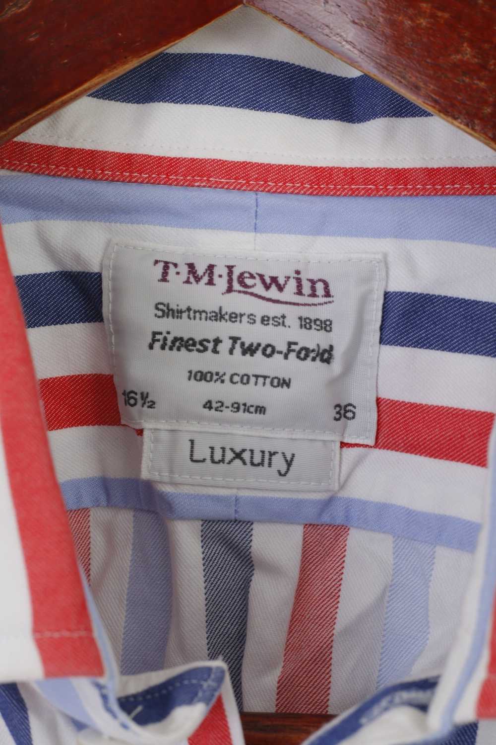 T.M. Lewin TM Lewin Luxury Men XL 16.5 36 Casual … - image 4