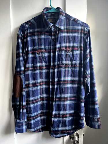 Pendleton Hawthorne Flannel Shirt Men Small Long S