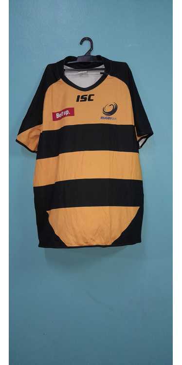 FISKE L/S RUGBY - ORANGE / GOLD COTTON PRACTICE JERSEY – 18 East