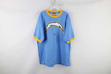 CustomCat Los Angeles Chargers Retro NFL T-Shirt Sport Grey / XL