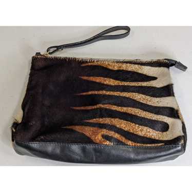 Other Cavalcanti Leather Black And Orange Zebra F… - image 1