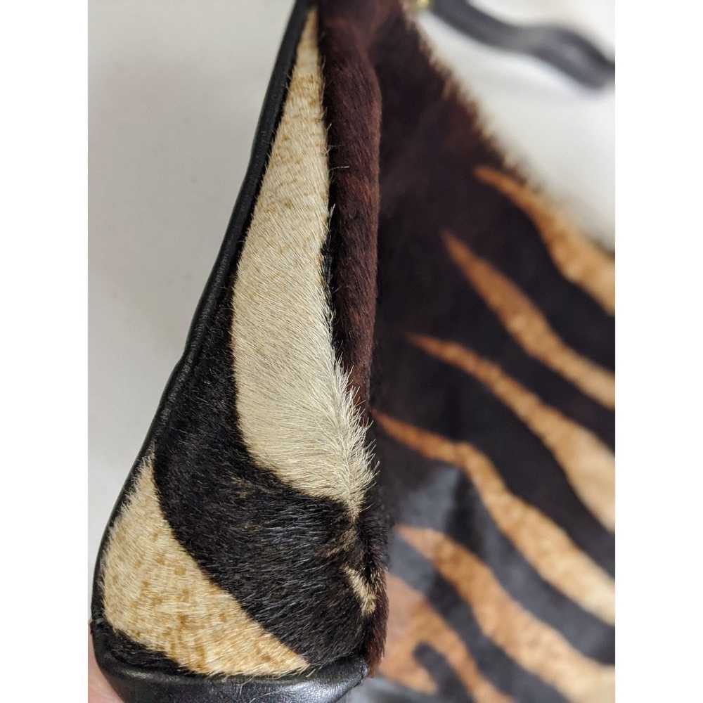 Other Cavalcanti Leather Black And Orange Zebra F… - image 3