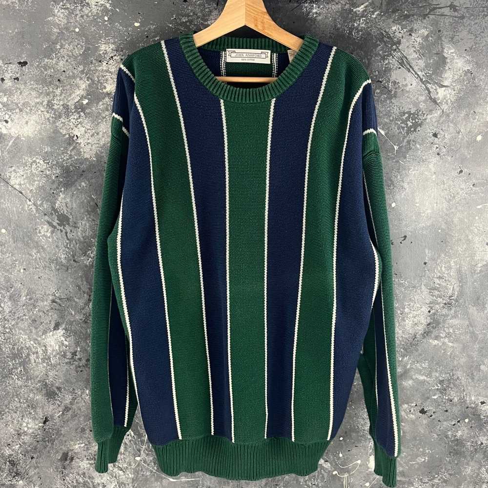 Vintage Vintage 80’s John Ashford Stripe sweater - image 1