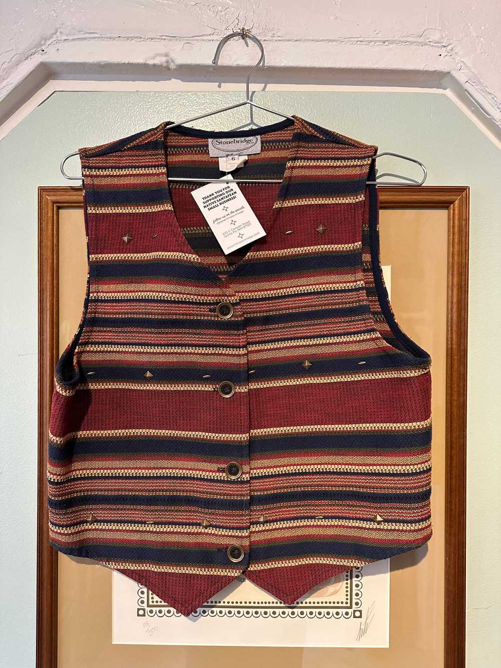 Stonebridge Southwest Style Vest - image 1