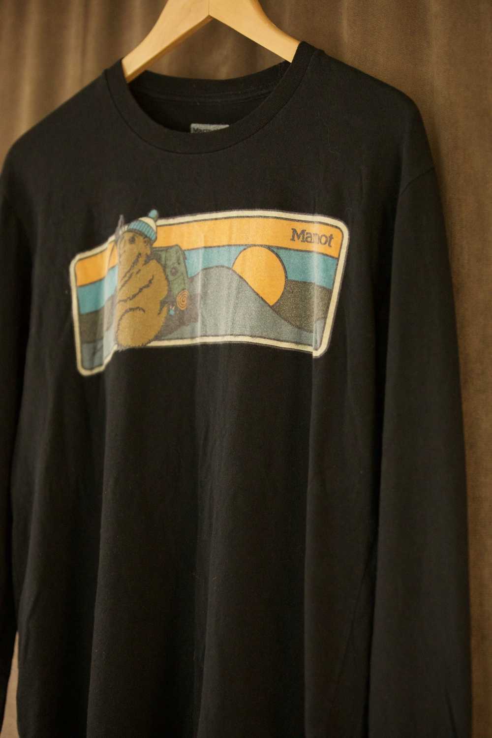 Vintage Vintage Marmot Long sleeve Tee -M - image 1