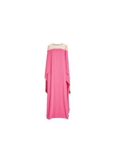 Carolina Herrera Peony Embellished Kaftan Gown