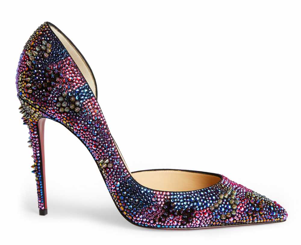 Christian Louboutin Multicolour crystal embellish… - image 1