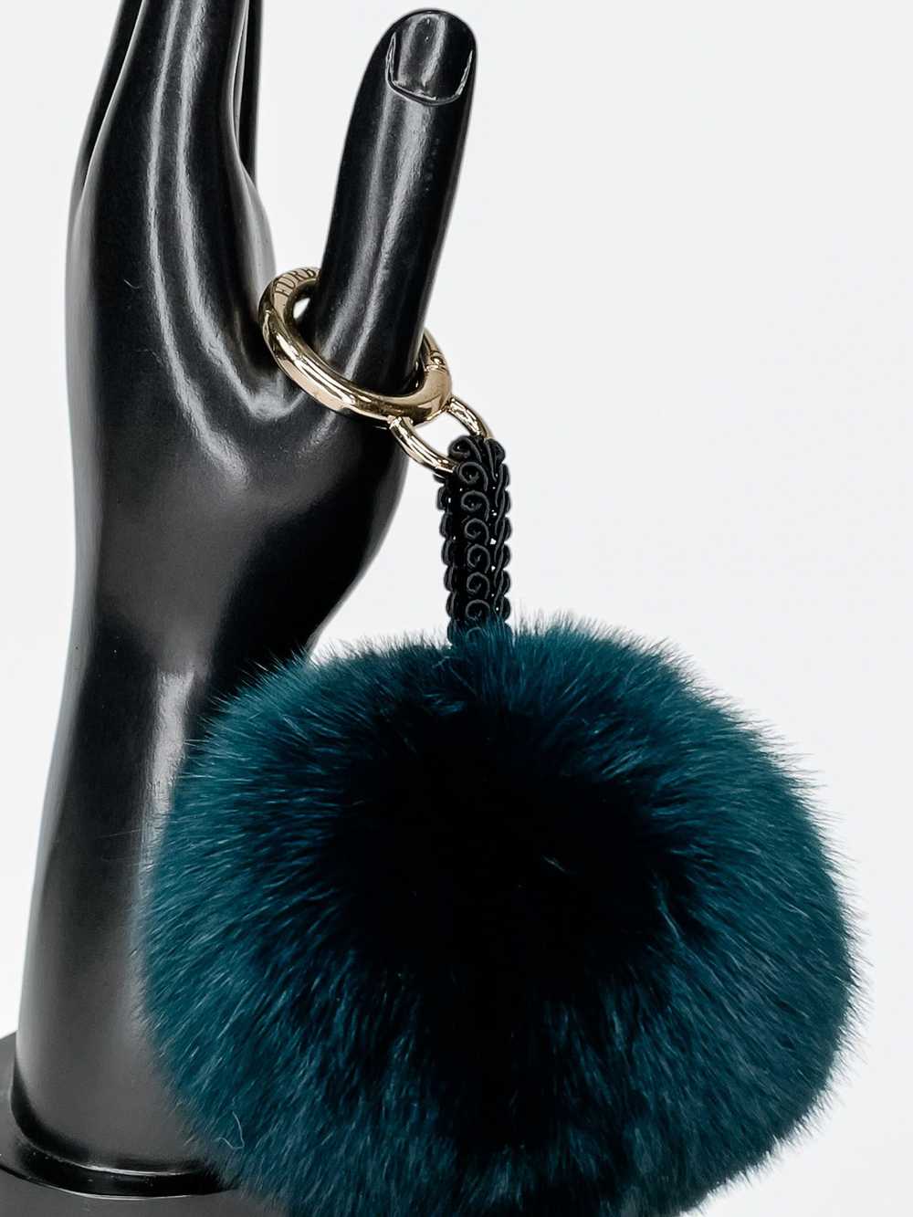 FurbySD Teal chinchilla fur charm - image 6