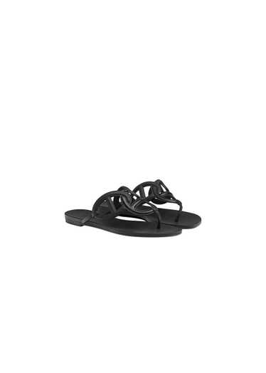 Hermes Black Egerie Sandals - image 1