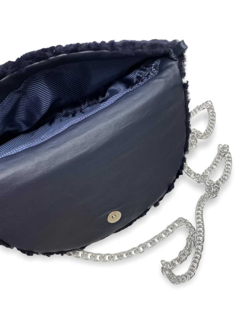 FurbySD Blue Shearling Shoulder Bag - image 9