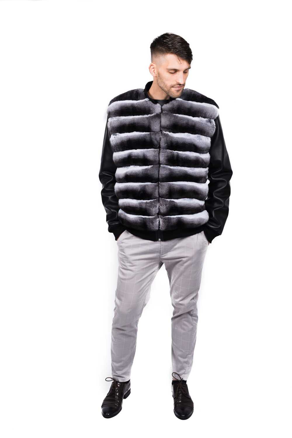 FurbySD Mink Fur & Leather Bomber Jacket - image 10