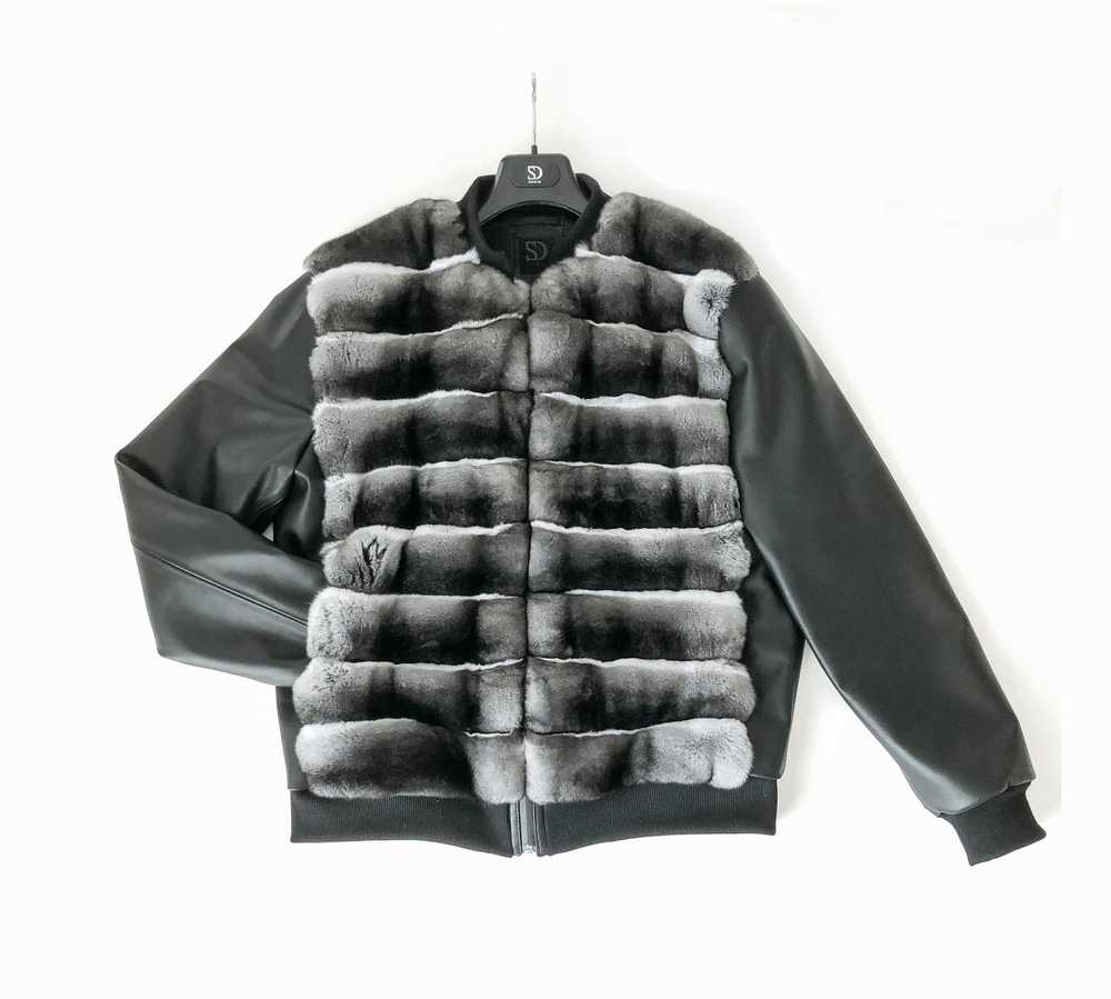 FurbySD Mink Fur & Leather Bomber Jacket - image 3