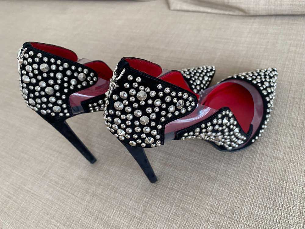 Cesare Paciotti Suede Studded Pumps - image 10