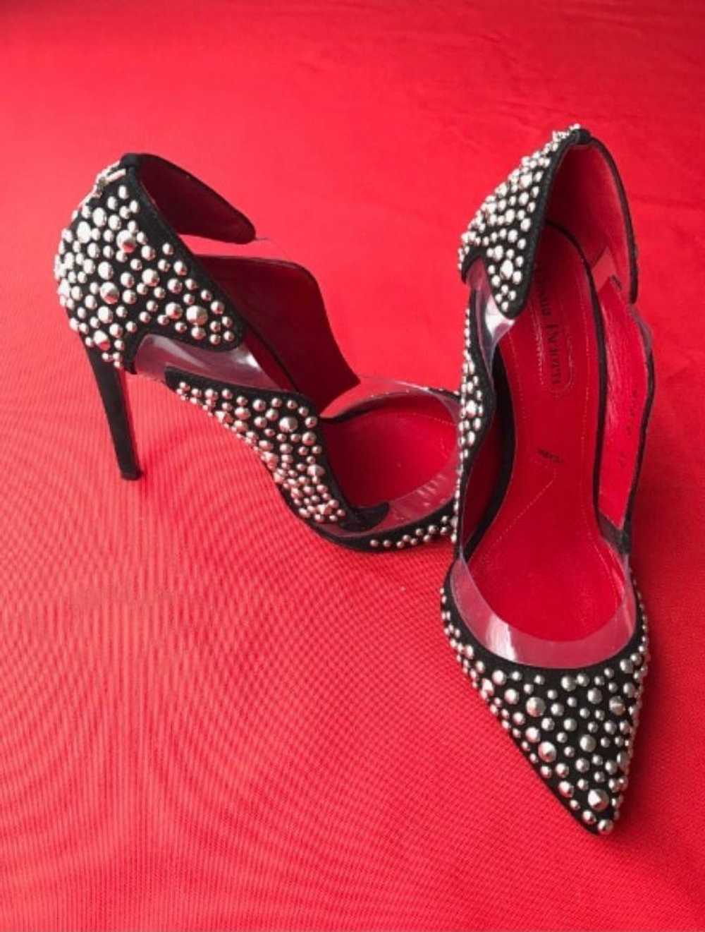 Cesare Paciotti Suede Studded Pumps - image 2