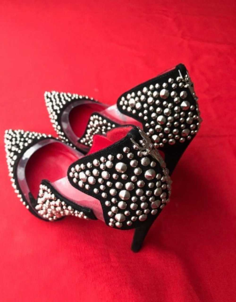 Cesare Paciotti Suede Studded Pumps - image 3