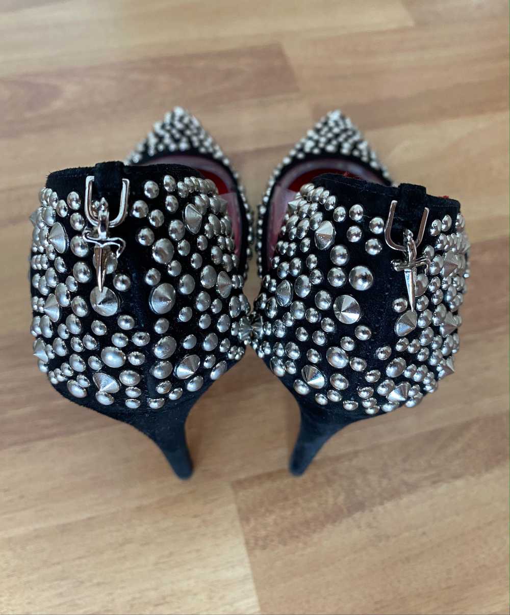 Cesare Paciotti Suede Studded Pumps - image 4