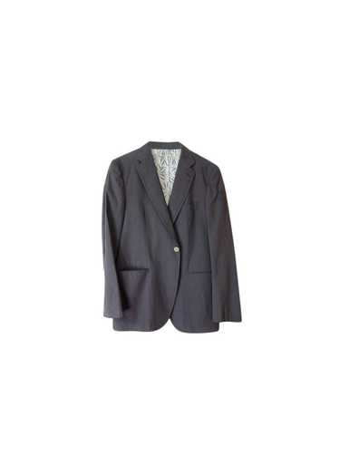 Product Details blue-grey cotton blazer