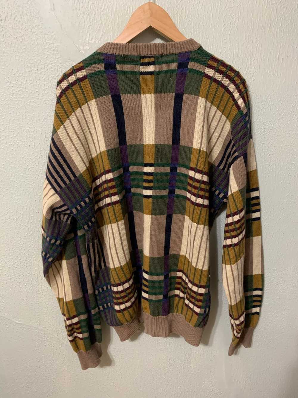 Coloured Cable Knit Sweater × Vintage Vintage Cra… - image 4
