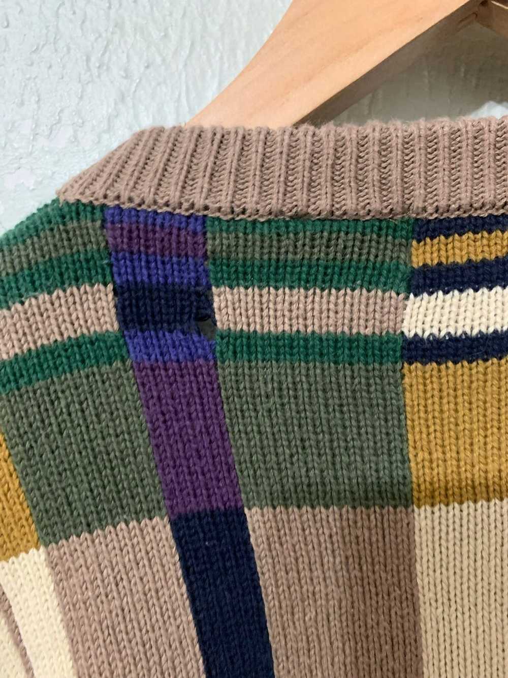 Coloured Cable Knit Sweater × Vintage Vintage Cra… - image 5