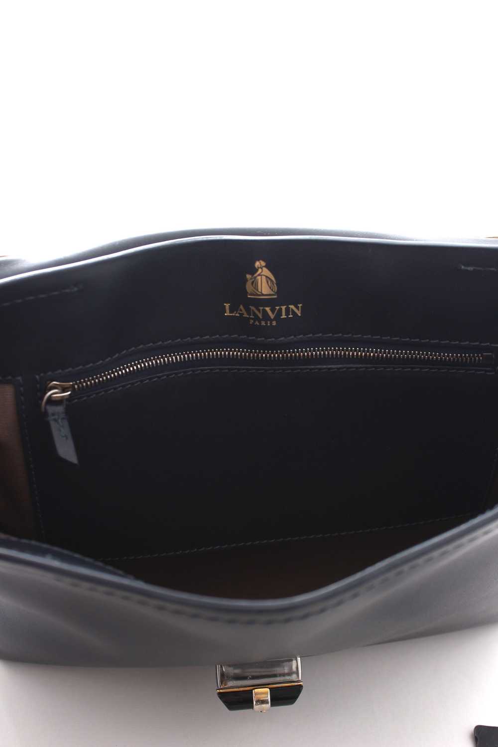 Lanvin Leather & Snakeskin Happy Shoulder Bag - image 7