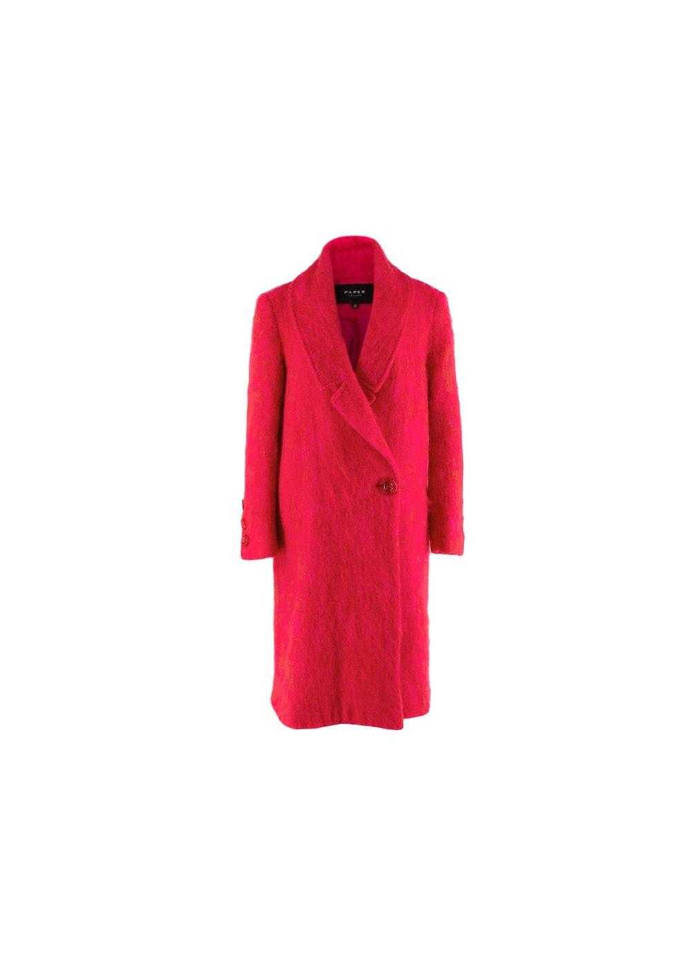 Paper London pink mohair coat - image 1