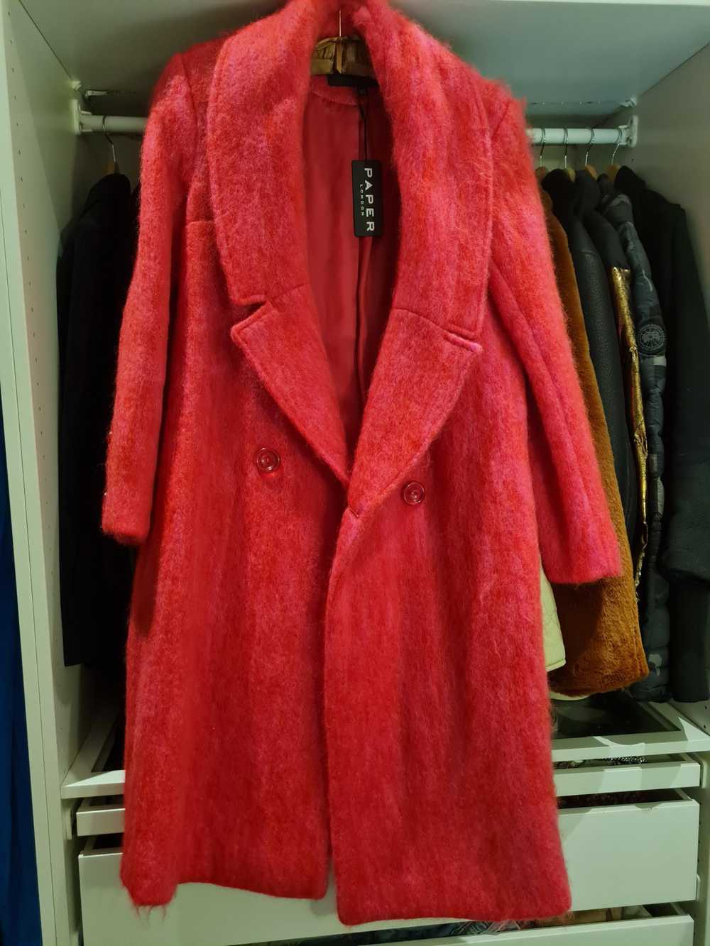 Paper London pink mohair coat - image 7