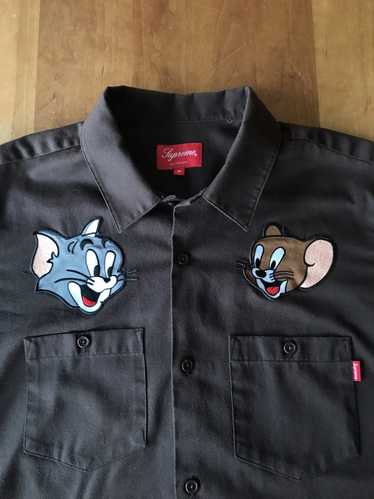 Supreme Tom & Jerry x S/S Work Shirt - Gem