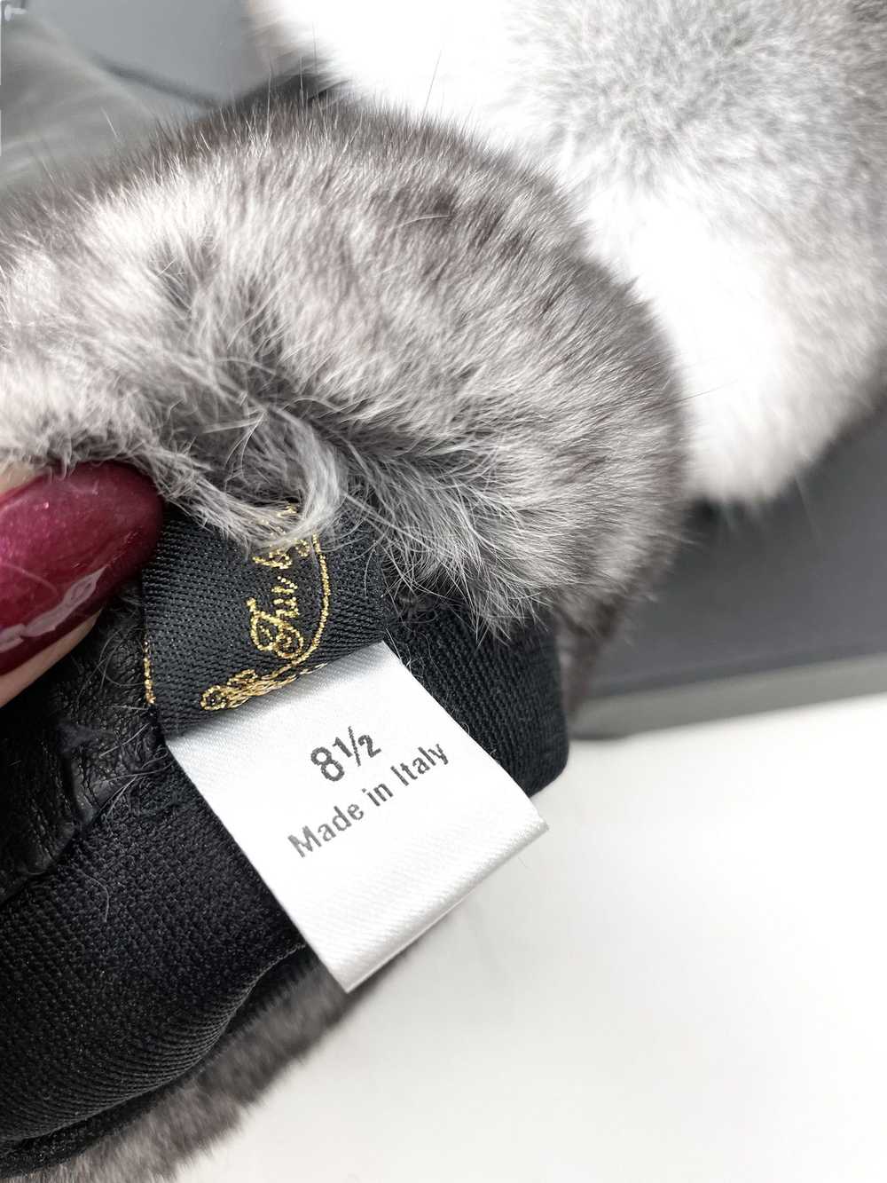 Grey Chinchilla Fur Bag Charm By FurbySD Fur Fashion House.