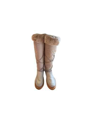 Loro Piana Rabbit Fur Lined Snow Boots