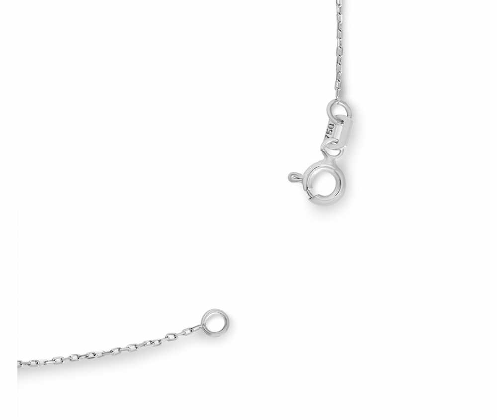 Bespoke 18ct White Gold Diamond Pendant Necklace - image 3