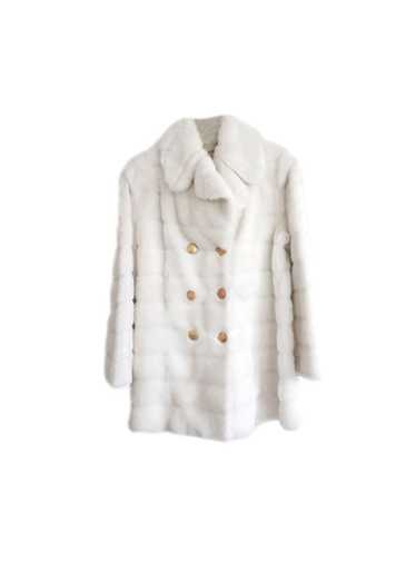 $16,000 RUNWAY NWT GUCCI AW11 38 BLUE Polar Fox Fur Jacket Coat Women Lady  ITALY