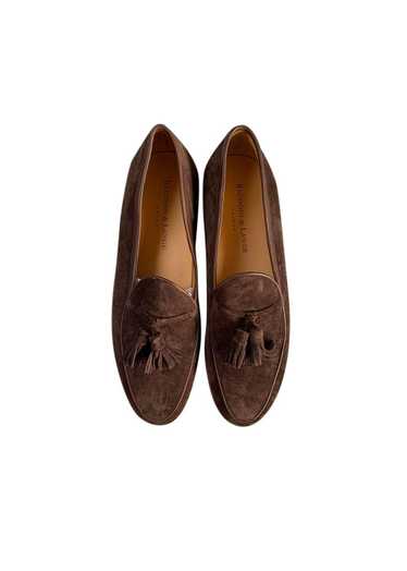 Sagan Men's Loafers in Dark Brown Nubuck Crocodile – Baudoin & Lange