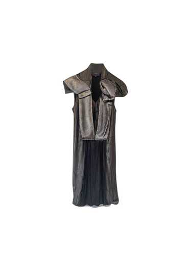 Sharon Wauchob Black & Silver Silk Dress