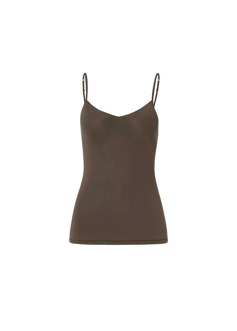 Product Details Khaki Padded Cami Top - image 1