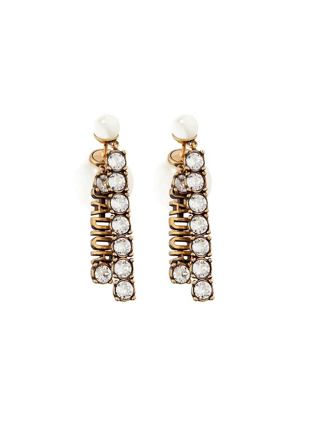 Dior Crystal J'Adior Tribales Earrings - image 1
