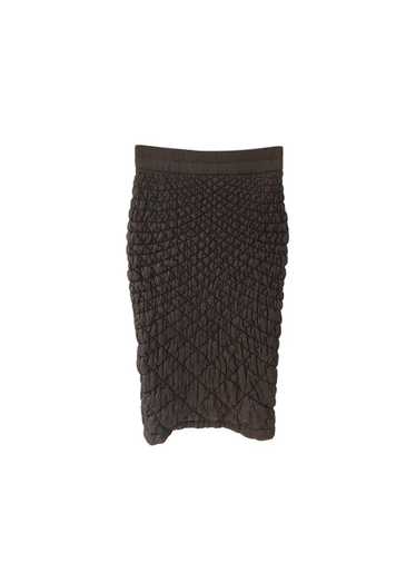 Ermanno Scervino Black Matelasse Skirt - image 1