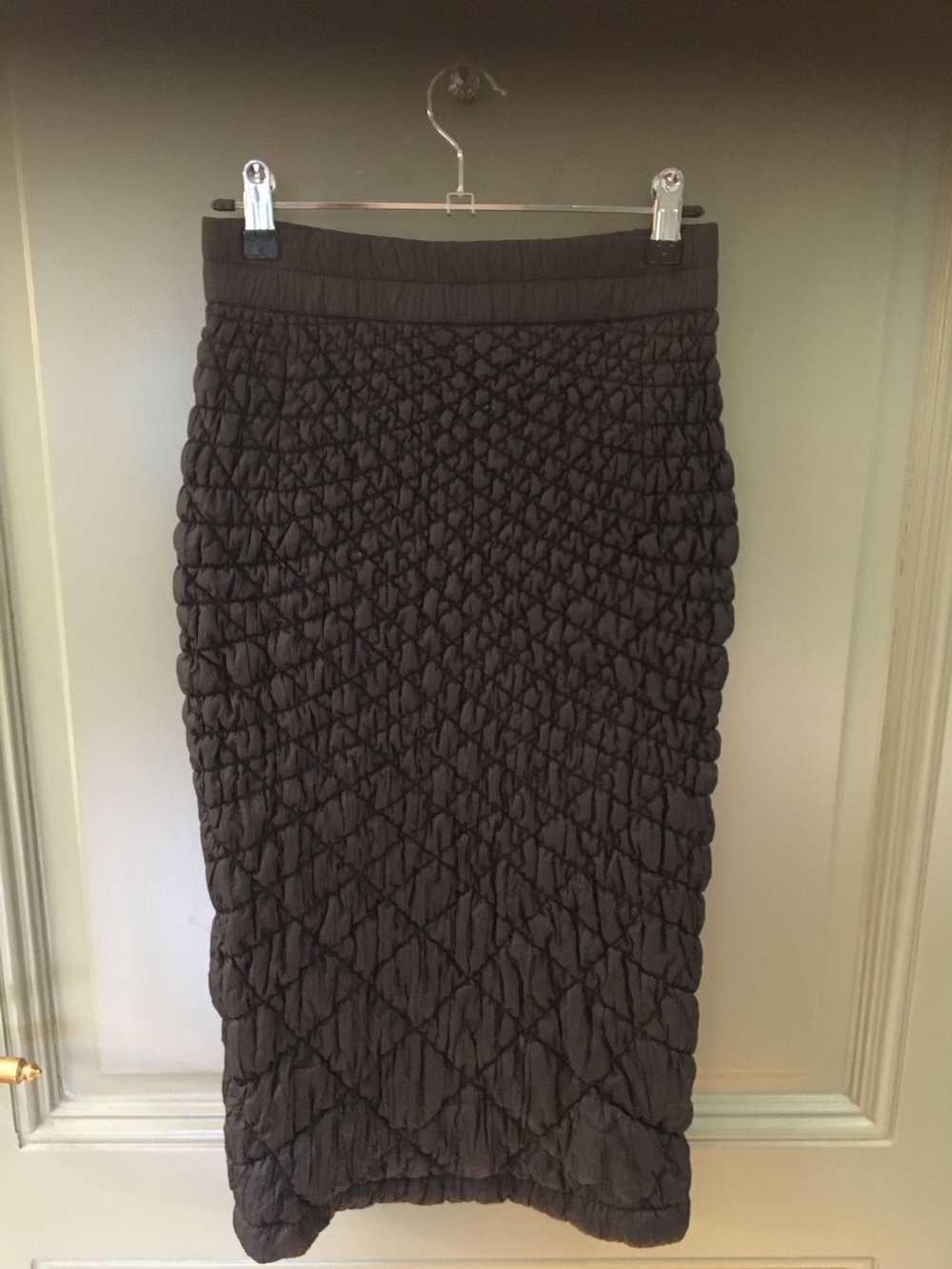 Ermanno Scervino Black Matelasse Skirt - image 3