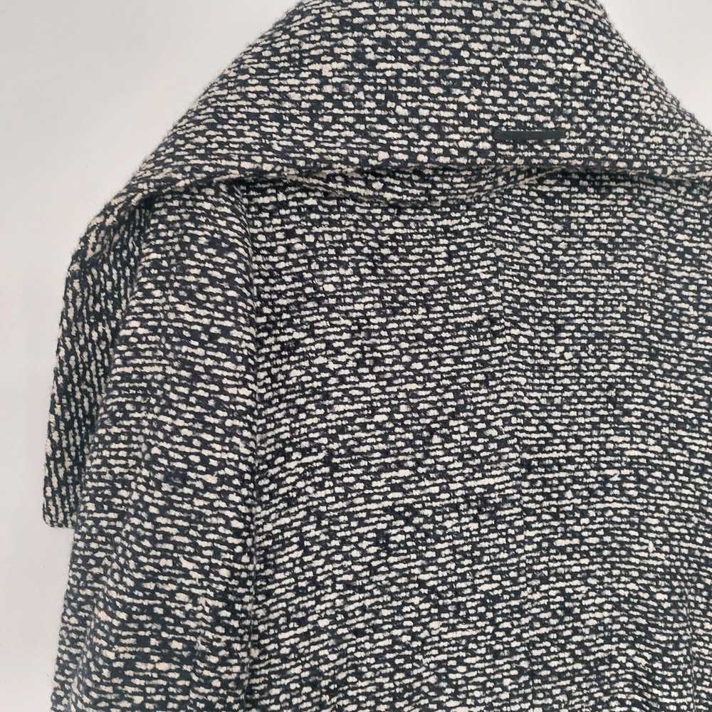 Jil Sander Tweed Wool Funnel Wrap coat - image 11