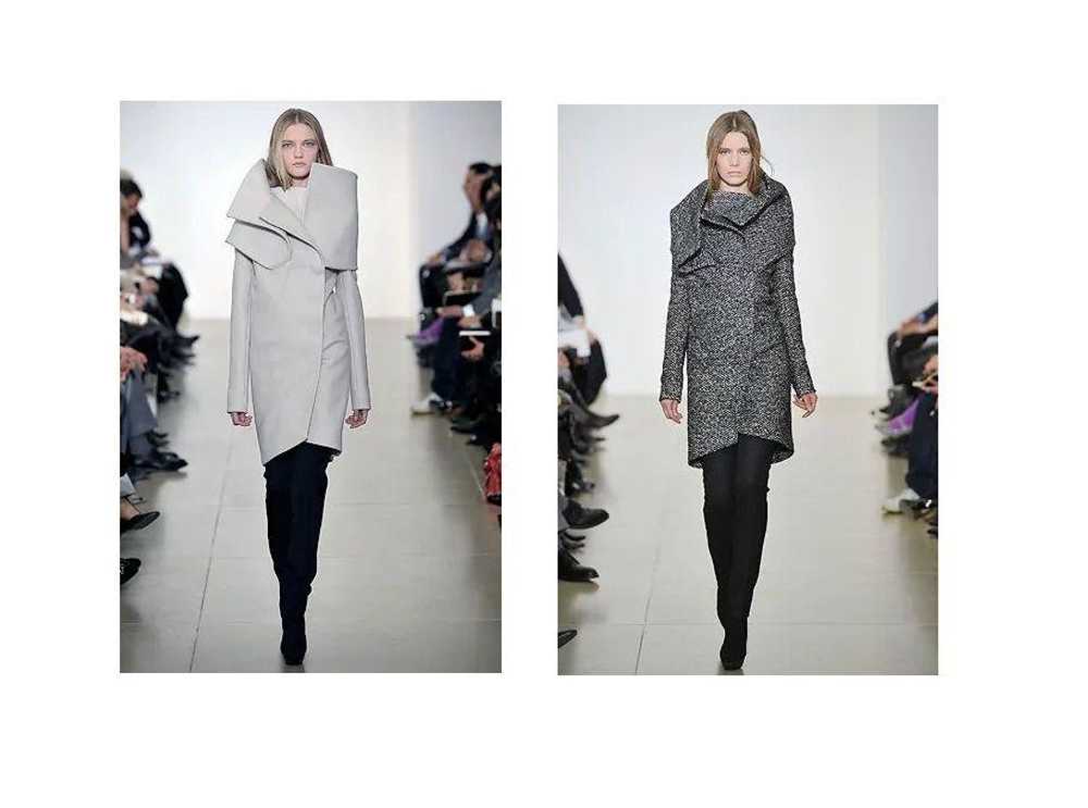 Jil Sander Tweed Wool Funnel Wrap coat - image 4