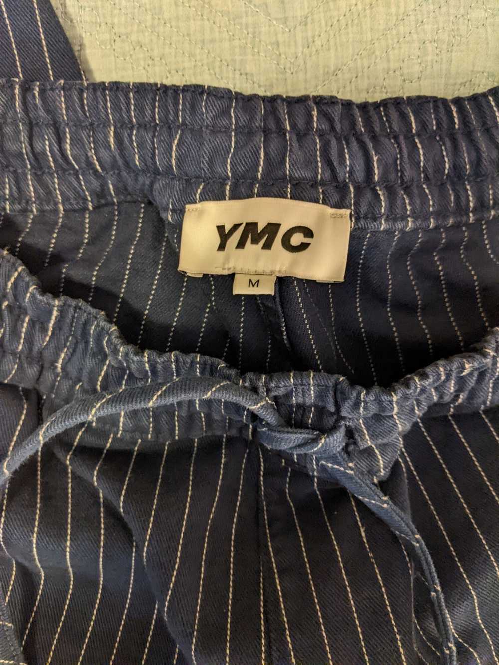 YMC Alva Garment-Dyed Pinstriped Twill Drawstring… - image 3