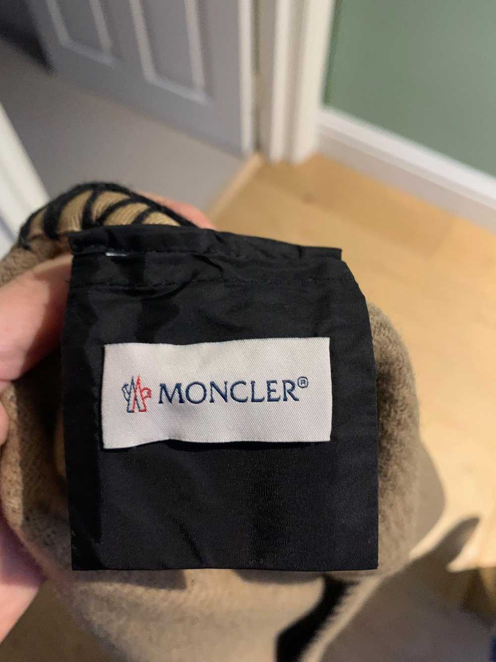 Moncler Beige Wool Blend Mantella Poncho - image 4
