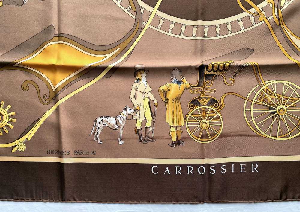 Product Details Vintage Carrossier Silk Scarf 90 - image 9