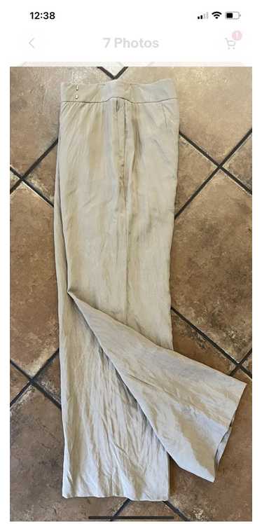 Akris Flat Front Silk Trouser - image 1