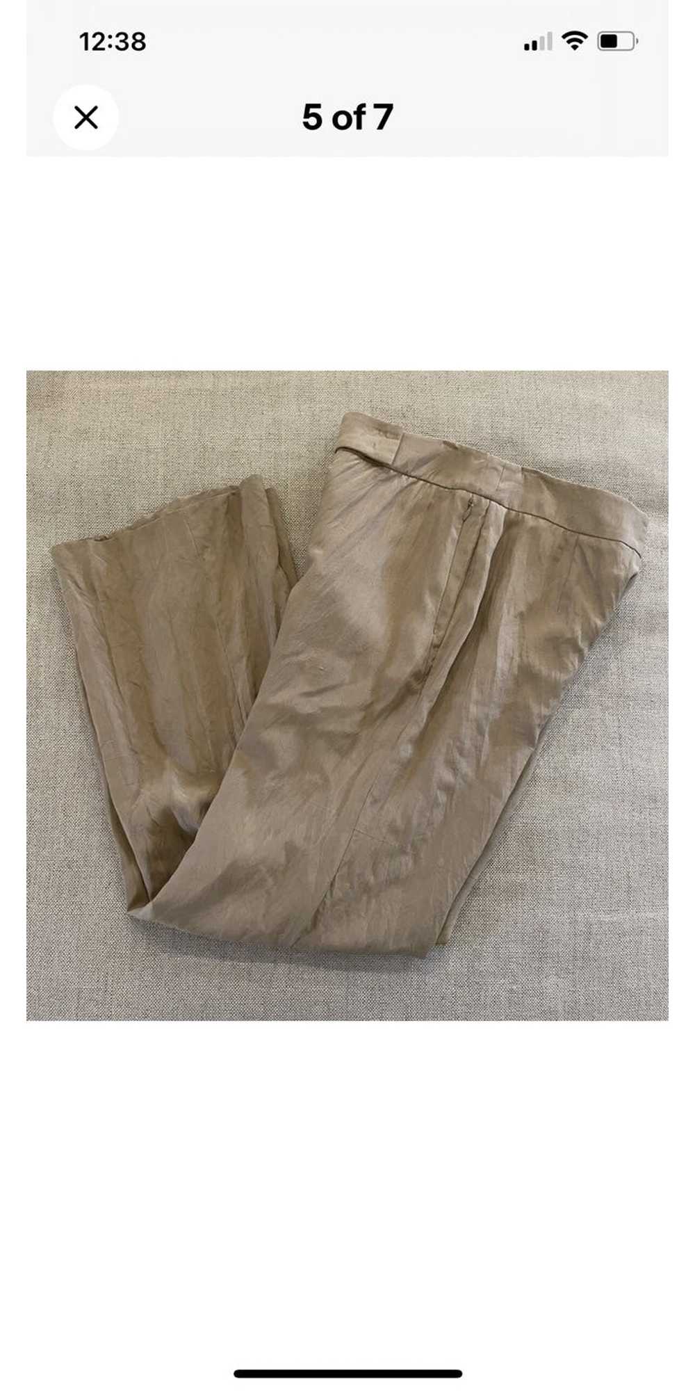 Akris Flat Front Silk Trouser - image 5