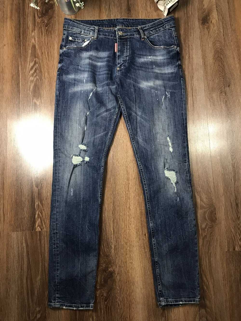 Dsquared2 Dsquared2 Blue Distressed Cool Guy jeans - image 1