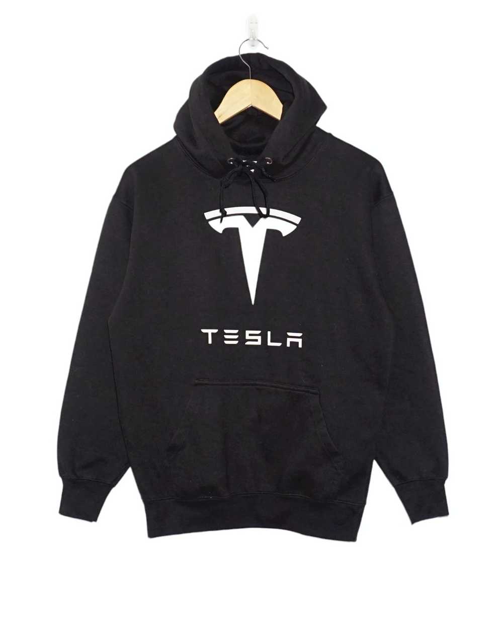 Tesla Tesla Official Big Logo Hoodie Sweatshirt - image 1