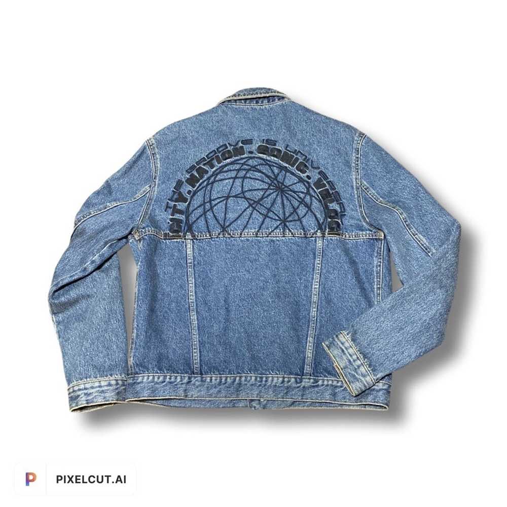 Alexander McQueen Alexander McQueen denim jacket … - image 3