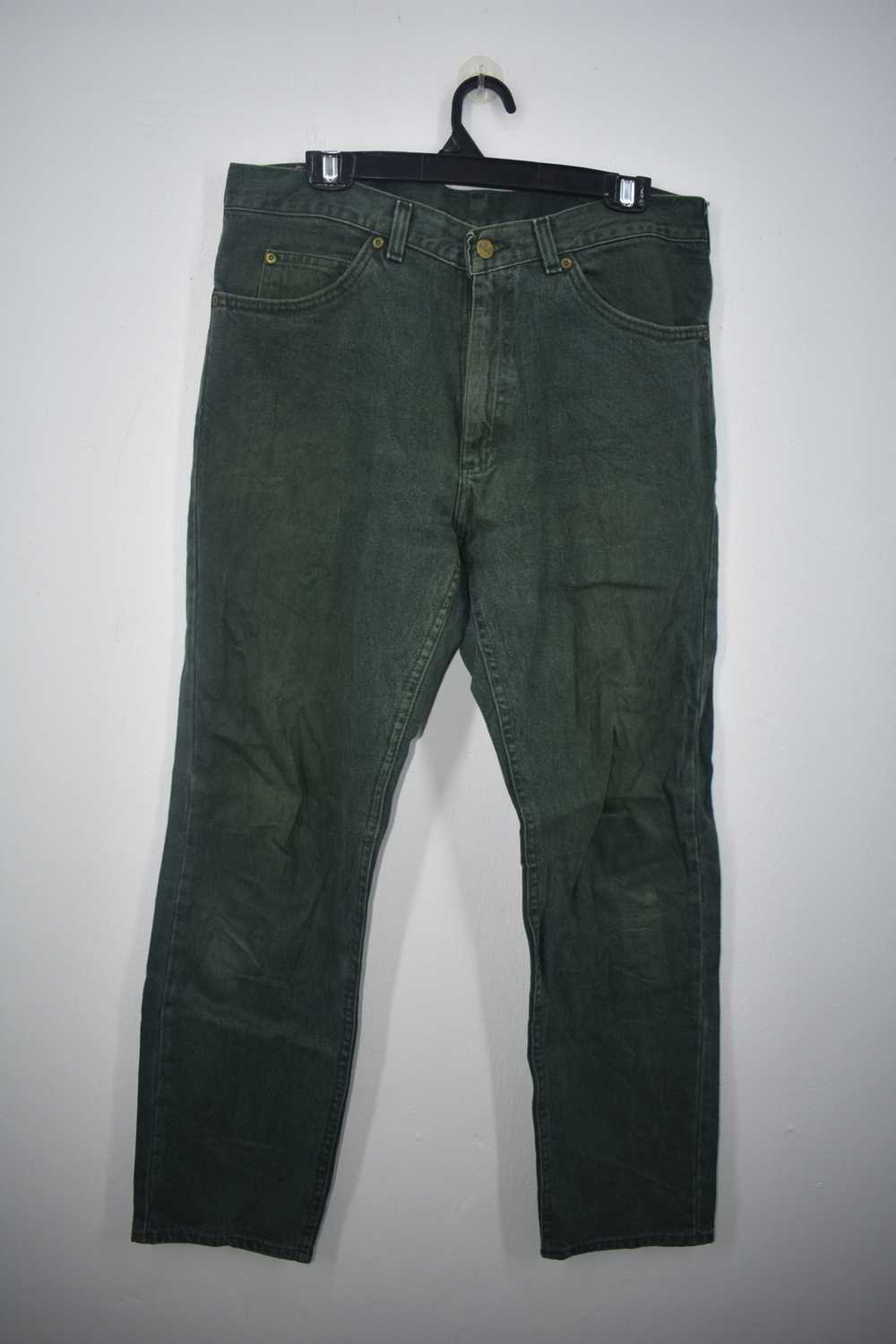 L.L. Bean × Vintage Vintage L.L. Bean Green Jeans… - image 4