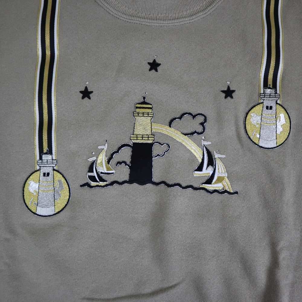 Jerzees Vintage Lighthouse Pullover Sweatshirt - image 2