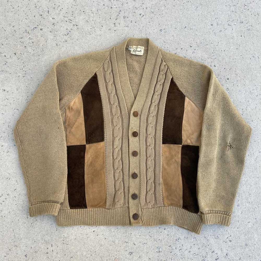 Vintage VINTAGE 1950s 1960s 2ply Wool Cardigan - image 1